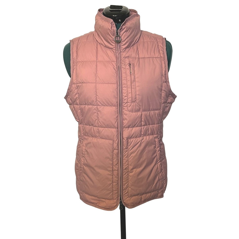 Lole Daily‎ Vest Womens Small Foxglove Pink Insulated Quilted Puffer LUW0856